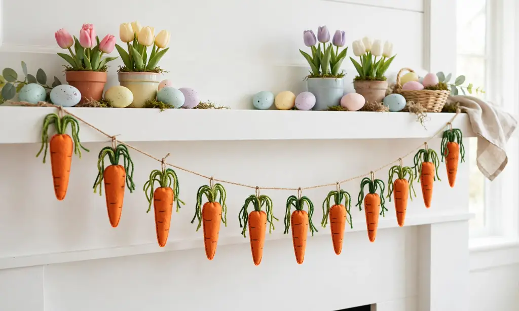 DIY Carrot Garland