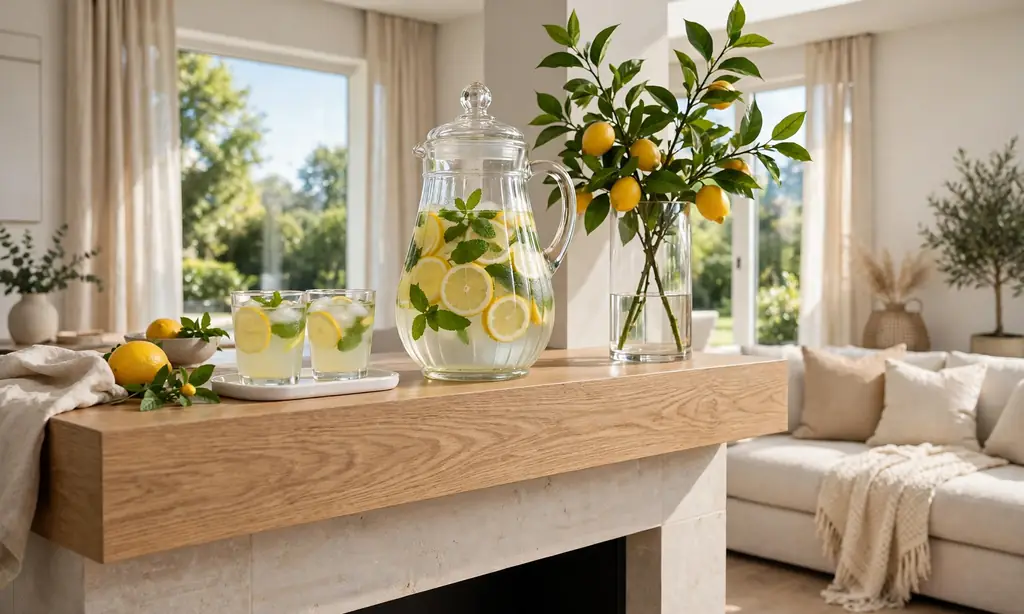 Lemonade Pitcher Centerpiece