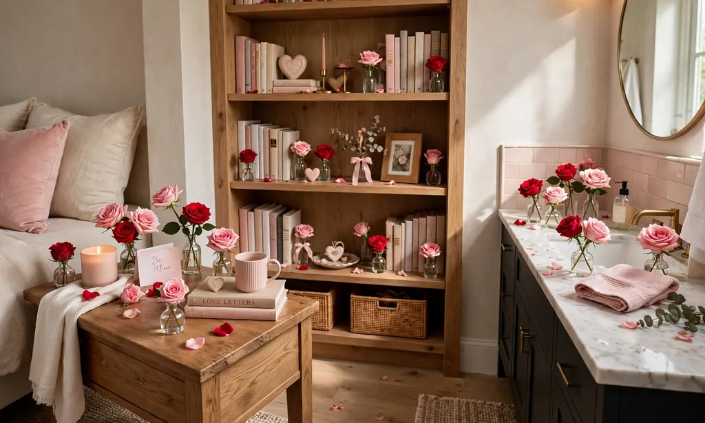 Fresh Rose Bouquet Displays