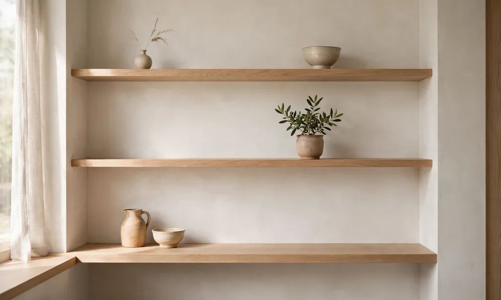 Minimalist Open Shelving