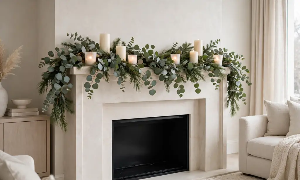 Eucalyptus and Pine Mixed Garland