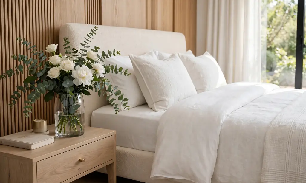 Fresh Flowers or a Eucalyptus Vase