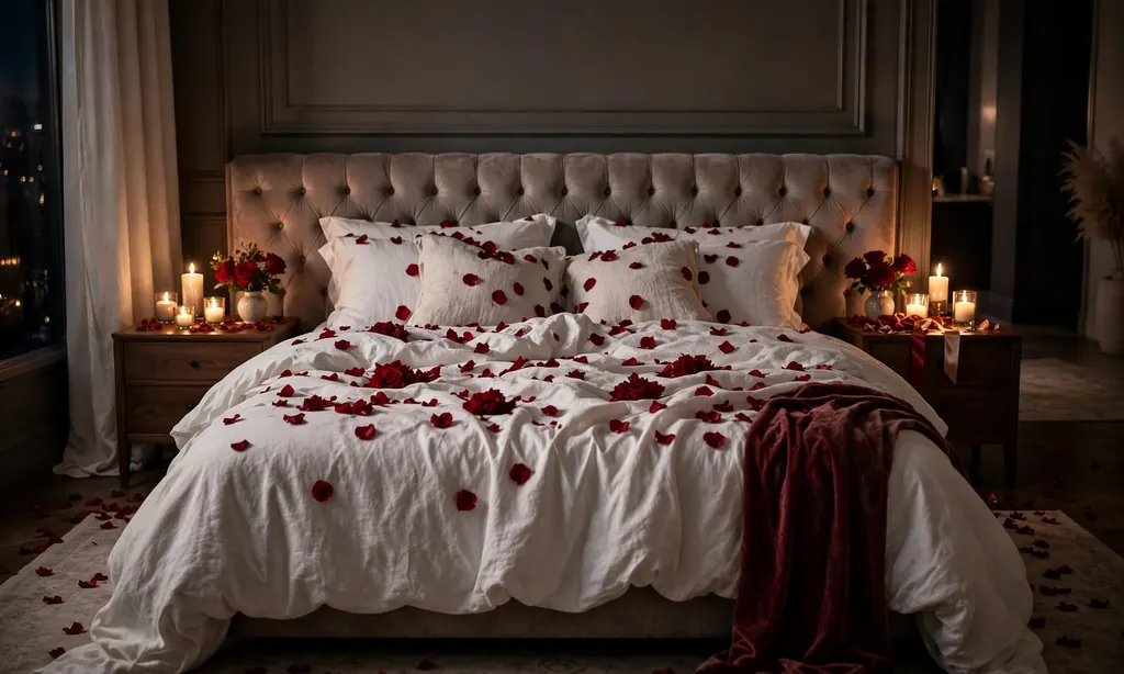 Romantic Bedroom Refresh with Rose Petals