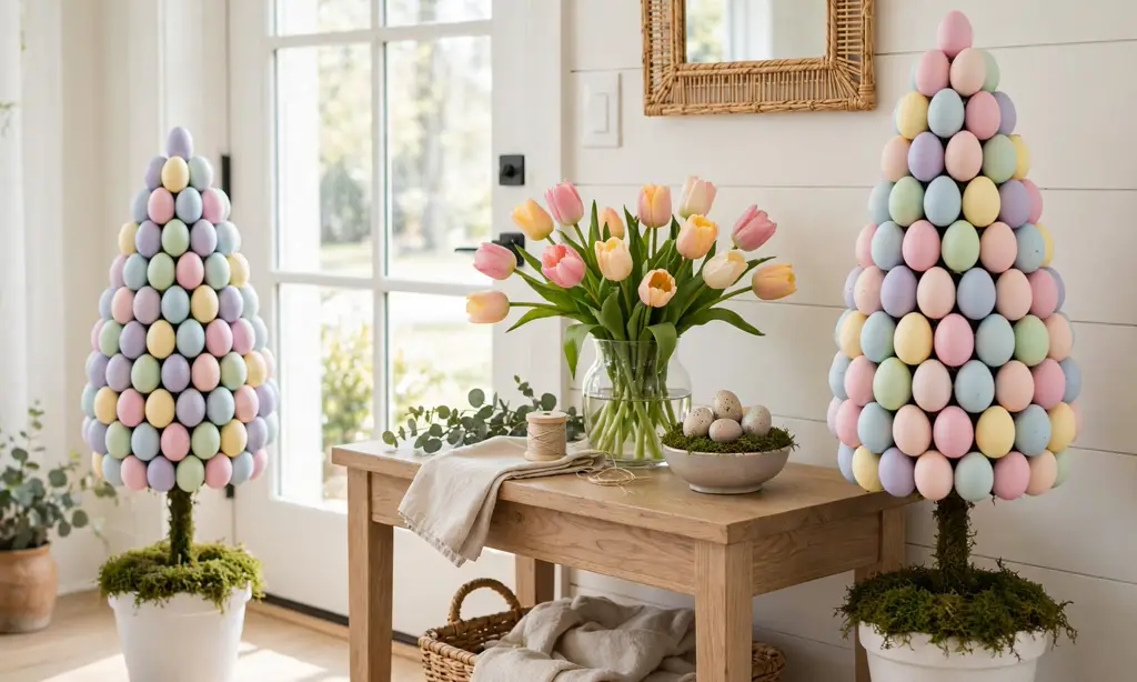 Easter Egg Topiary Trees