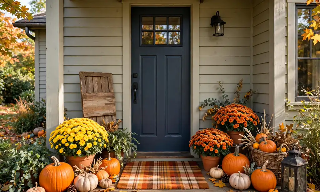 Wooden Hello Fall Sign