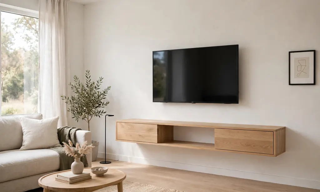 Floating Media Console