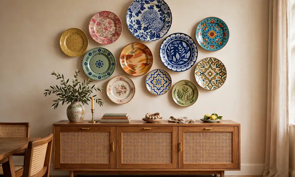 Decorative Plate Wall Display