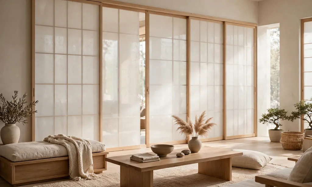Sliding Shoji-Style Screens