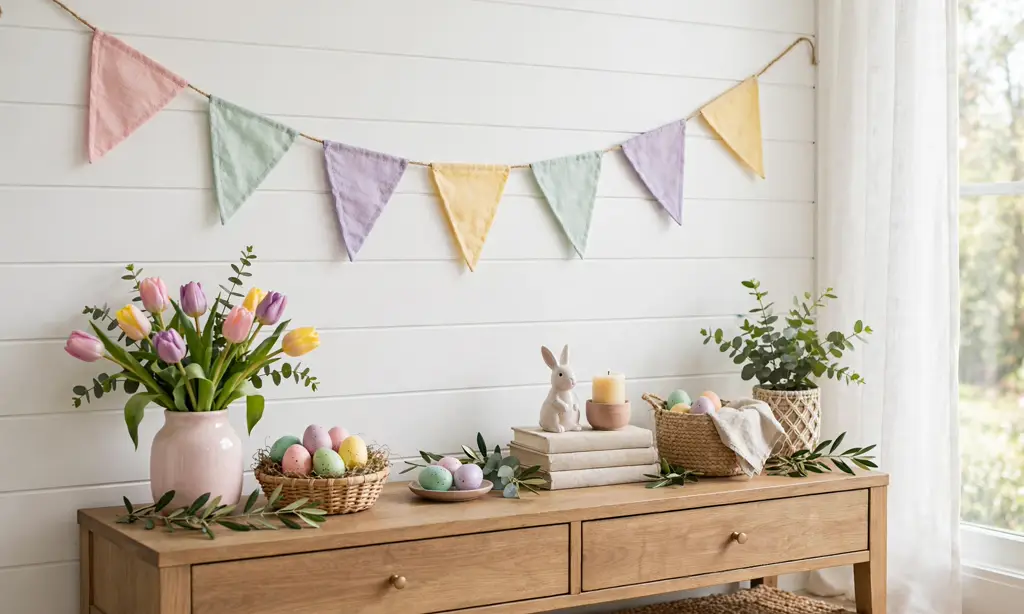 Pastel Bunting Banner