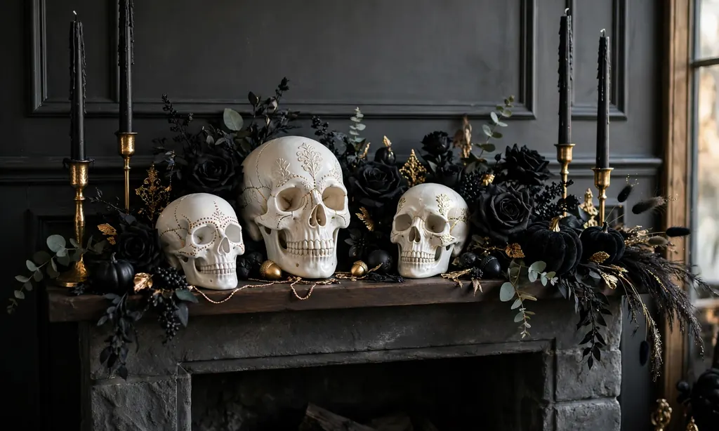 Chic Decorative Skull Accents