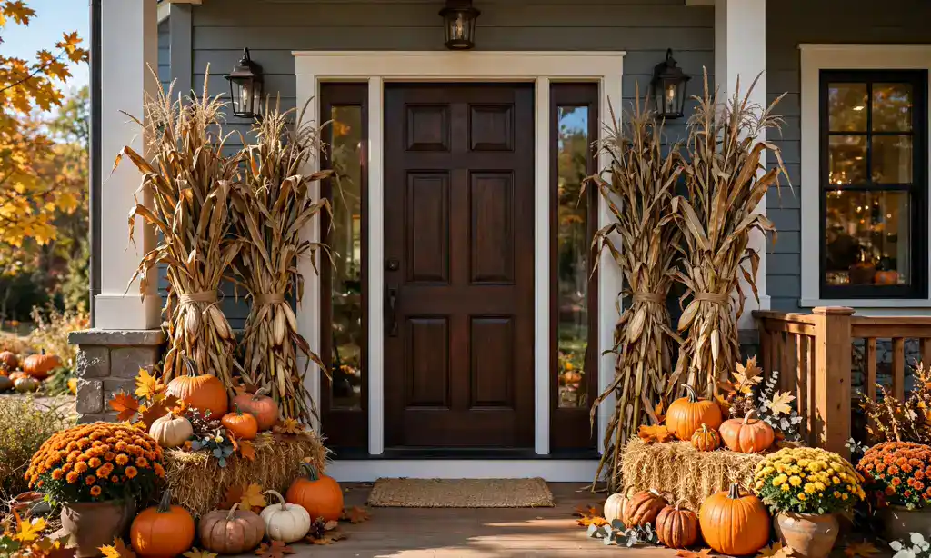 Cornstalk Door Frame Display