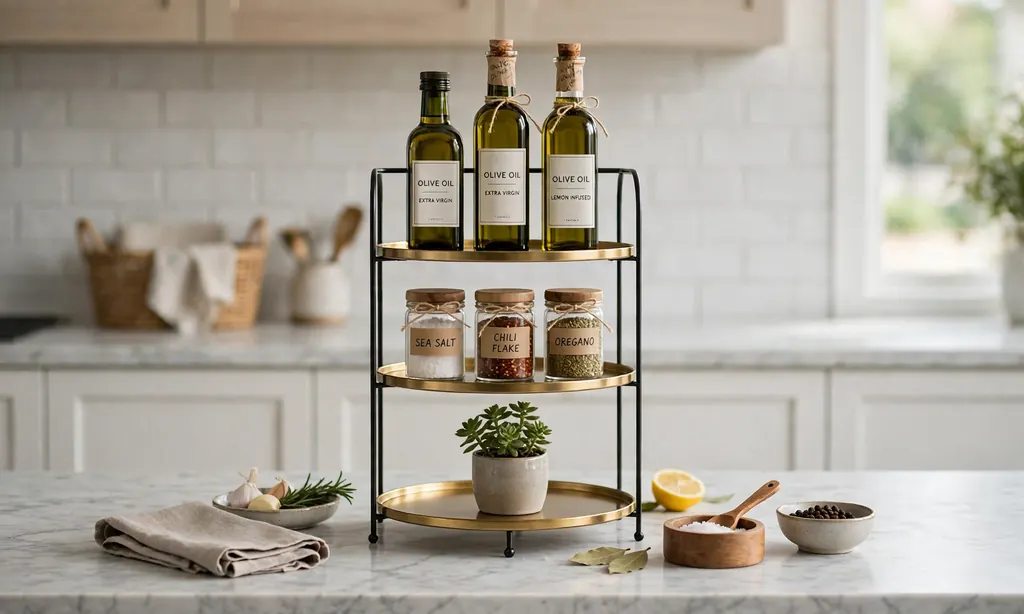 Tiered Countertop Organizer