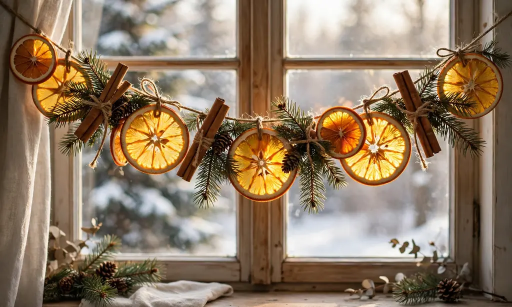 Dried Orange Slice Garland