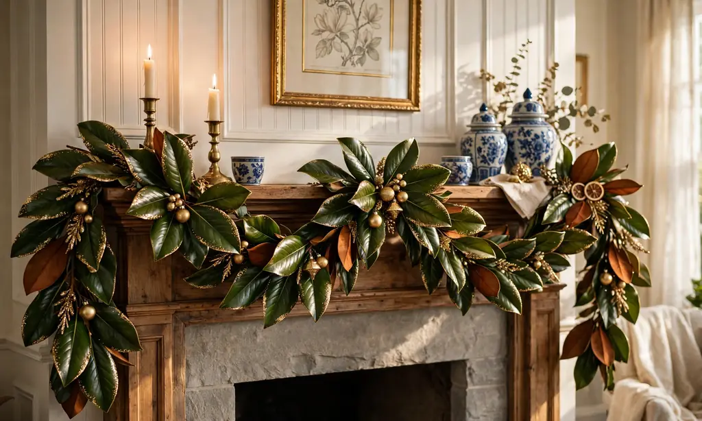 Magnolia Leaf Garland