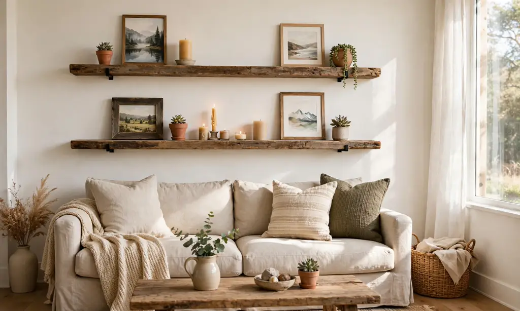 Rustic Picture Ledges