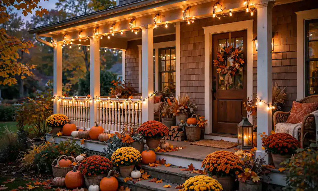 String Lights for a Warm Evening Glow