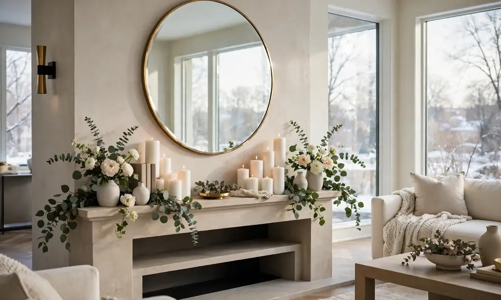 Oversized Round Mirror Styling