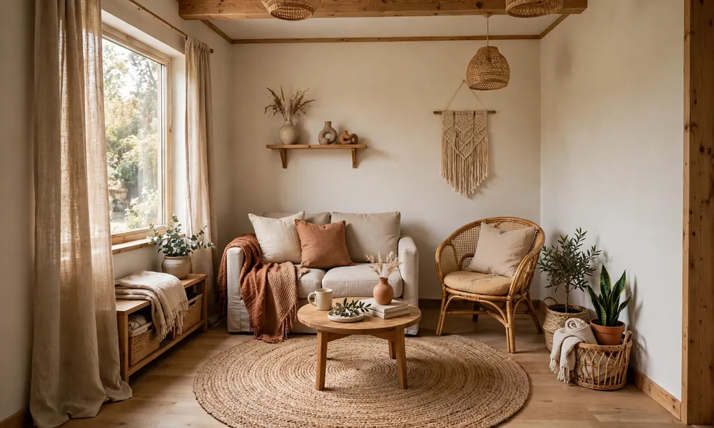 Round Rug to Soften Corners