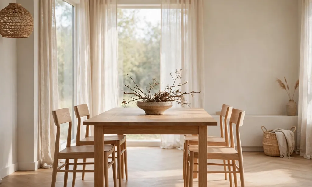 Simple Wooden Dining Set