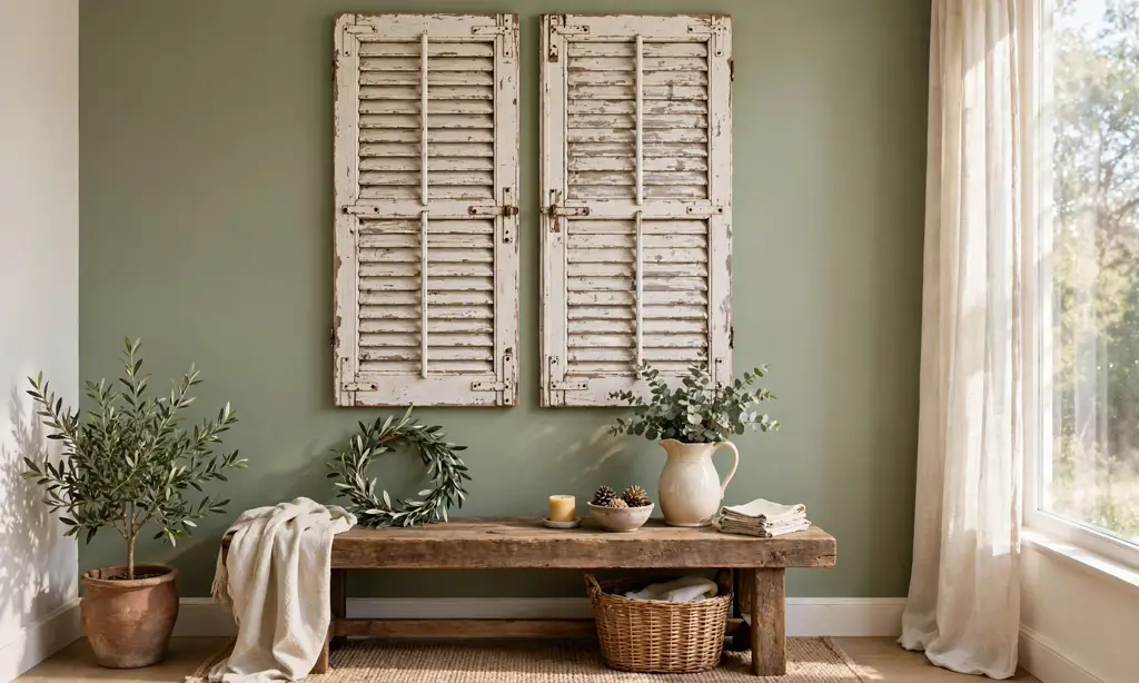 Vintage Shutters Wall Art