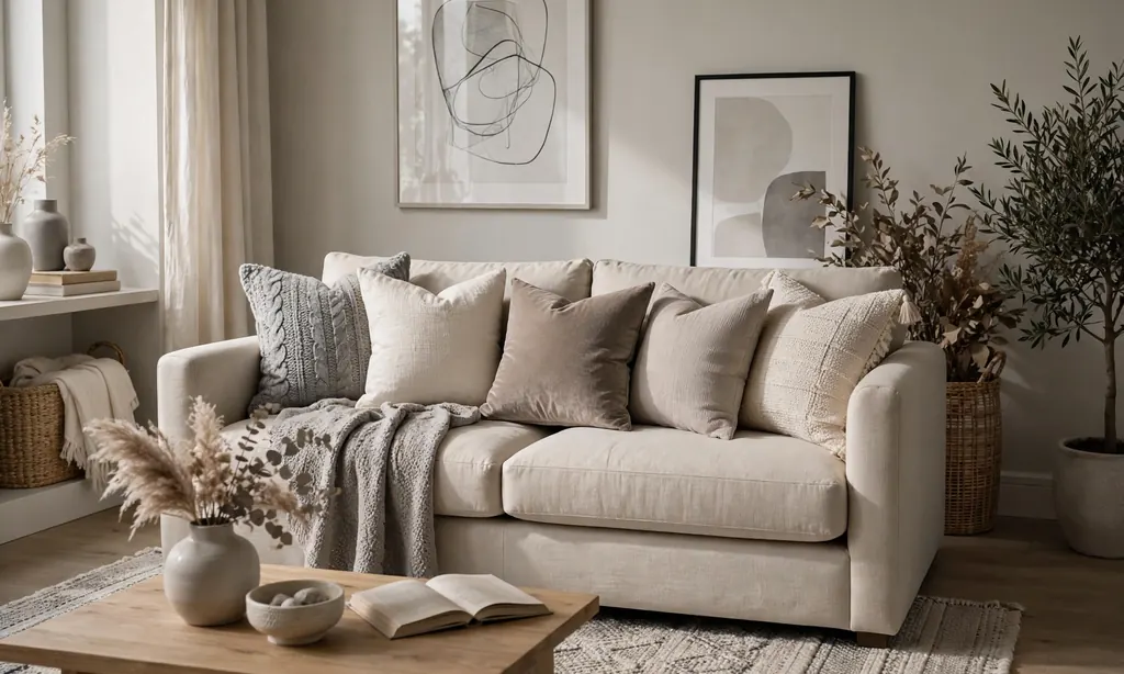 Monochrome Throw Pillow Mix