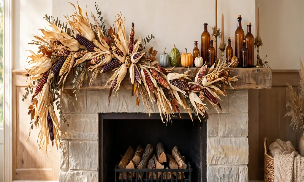 Harvest Corn Husk Swag