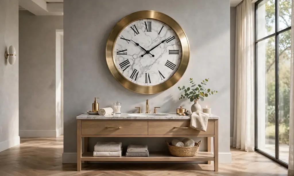 Oversized Statement Clock