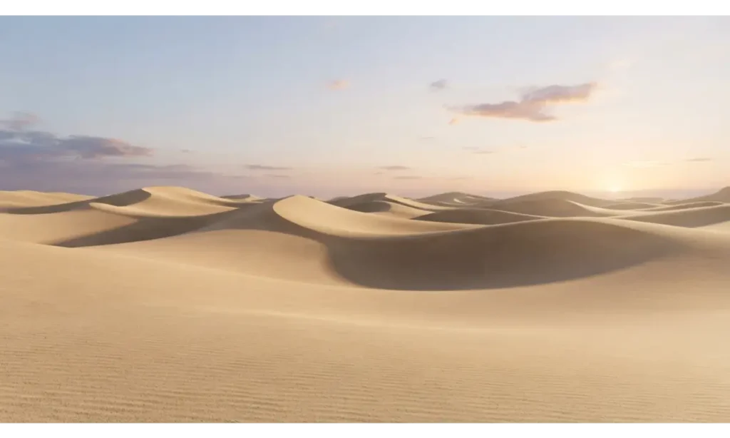 3 Screen Wallpaper With Minimalist Desert Dunes