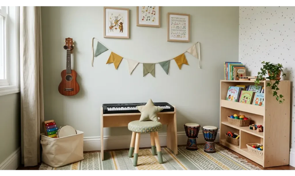 A Creative Music Corner for Kids