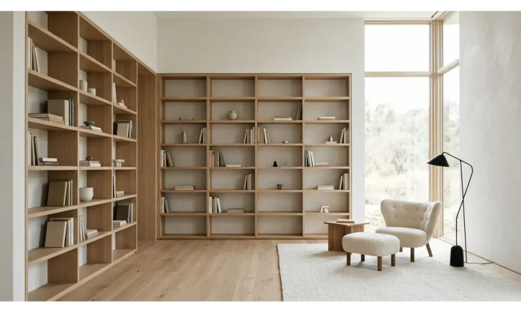 A Modern Minimalist Library