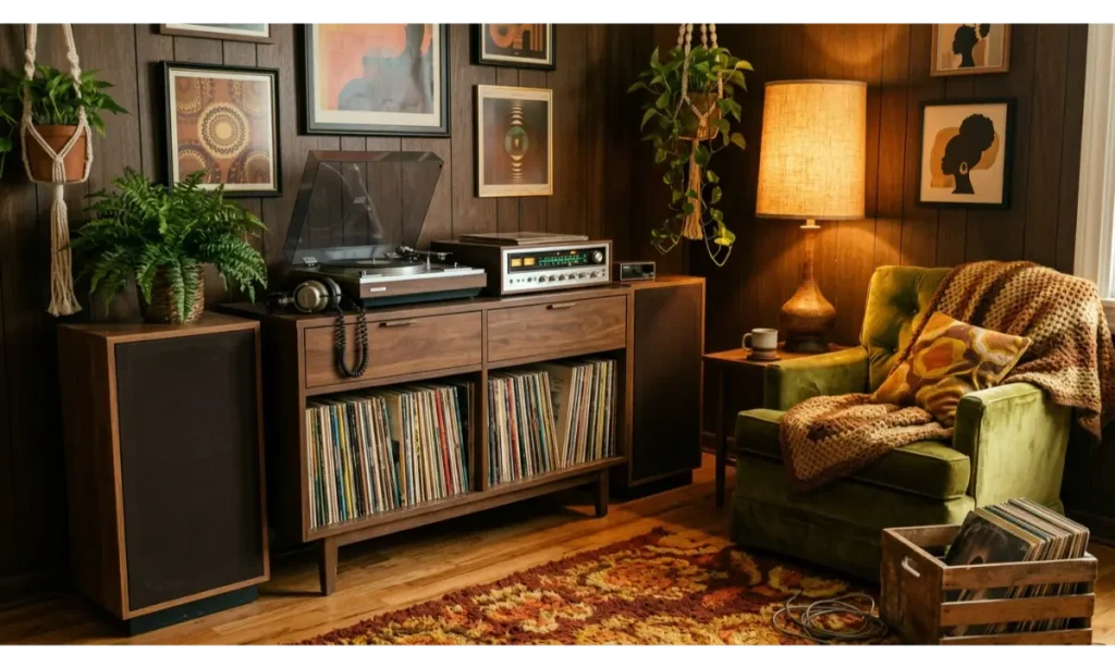 A Record Player and Music Corner