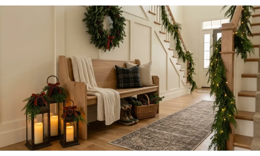 Add Christmas Lanterns for a Warm Welcome