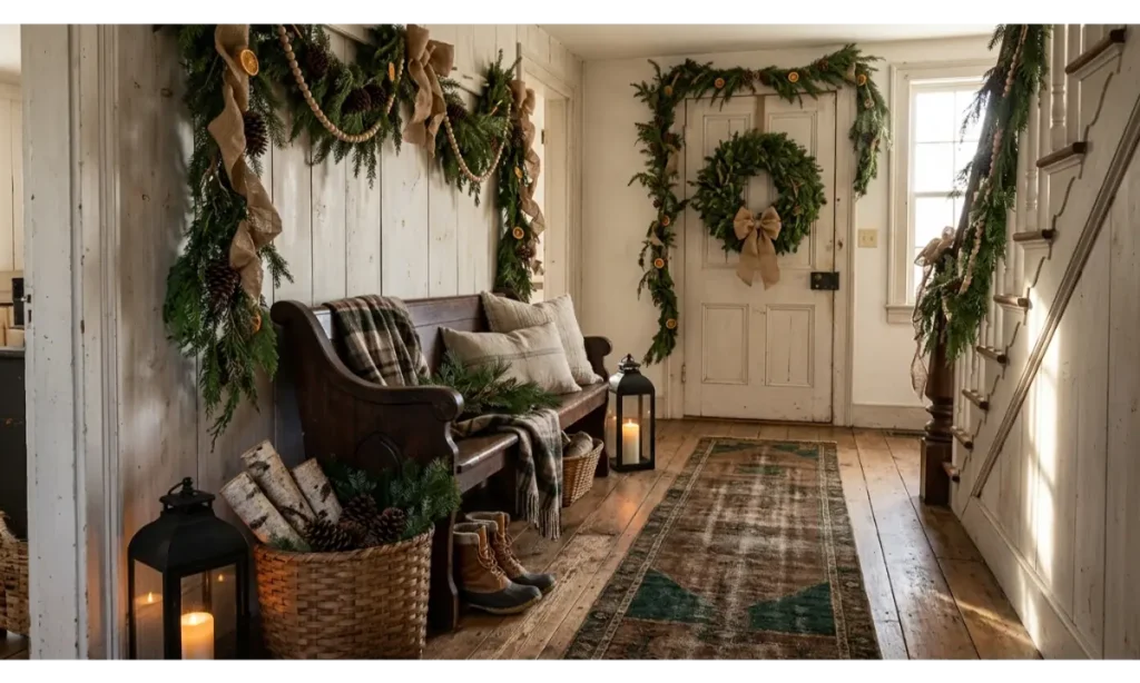 Add Natural Pinecones and Rustic Christmas Details