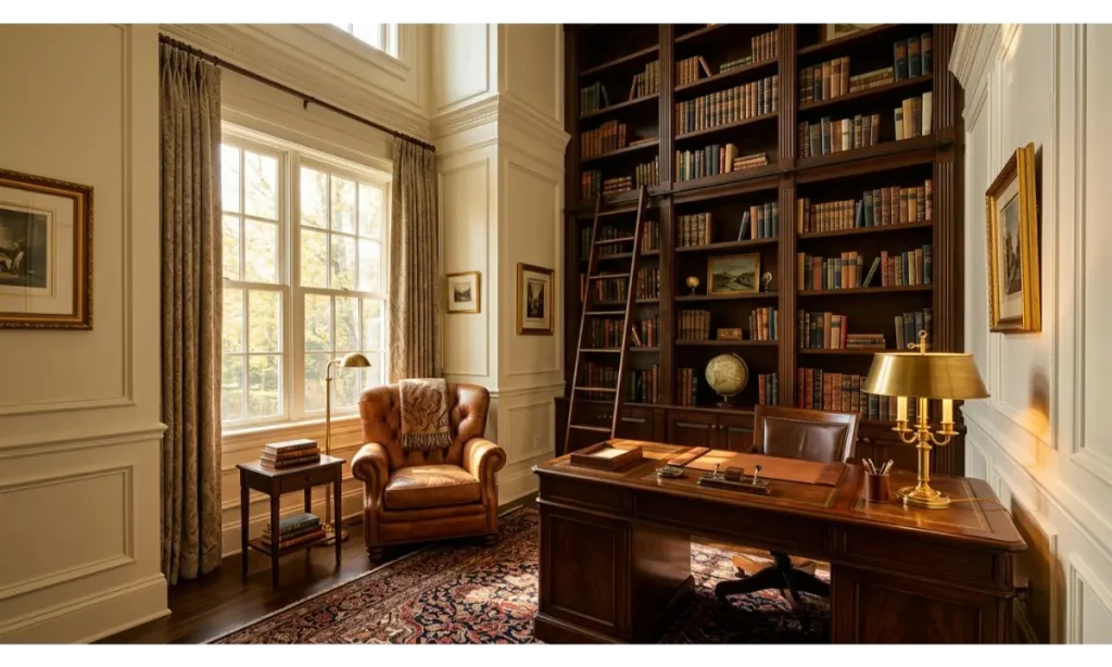 Add a Traditional Home Library