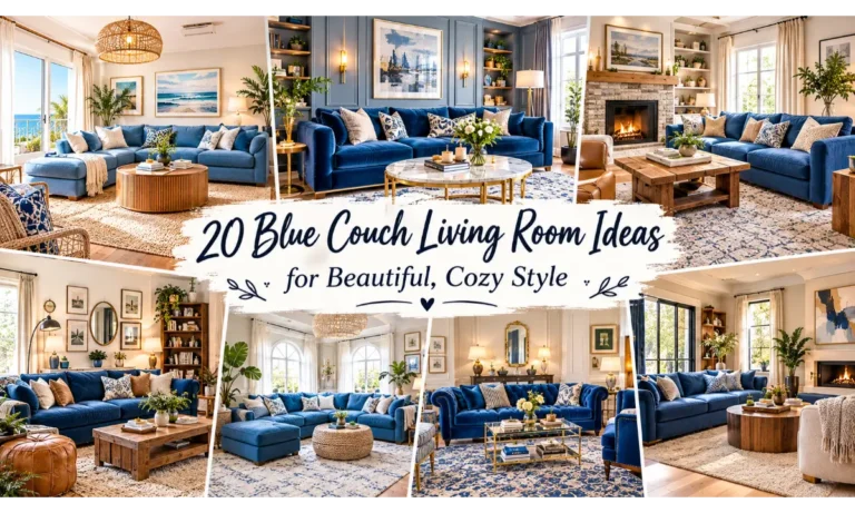 Blue Couch Living Room Ideas