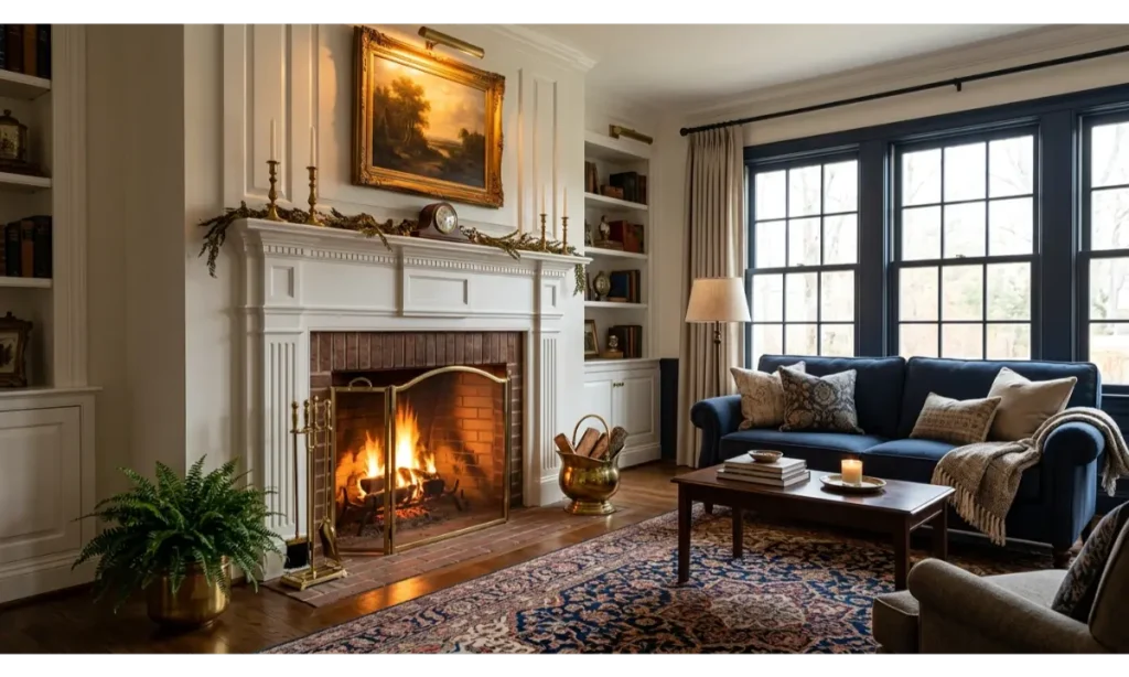 Bring Character With a Traditional Fireplace