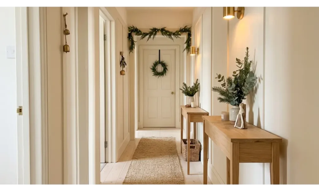 Bring Christmas Cheer to a Narrow Hallway