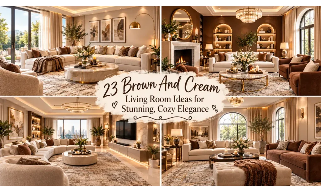 Brown And Cream Living Room Ideas