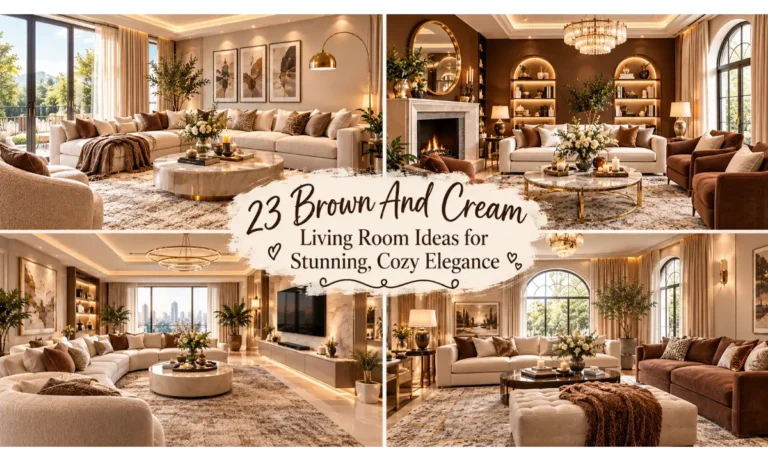 Brown And Cream Living Room Ideas