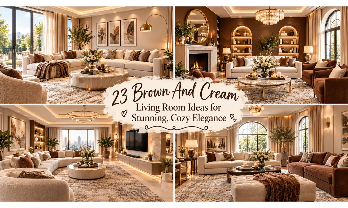 Brown And Cream Living Room Ideas