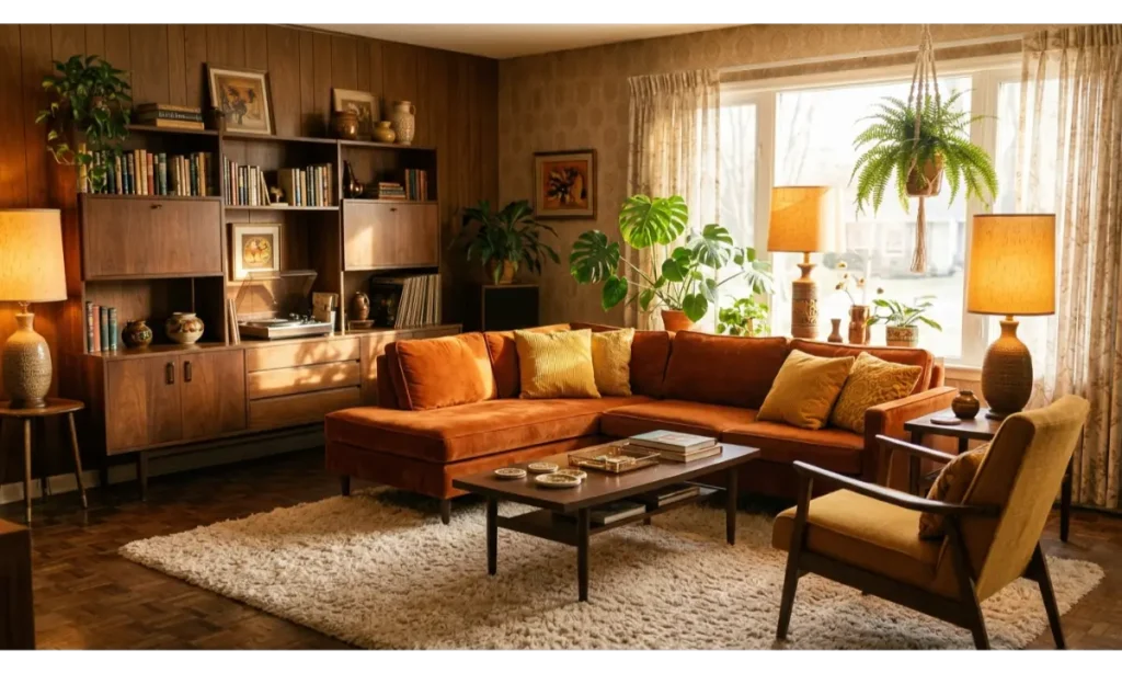 Burnt Orange and Mustard Yellow Accents