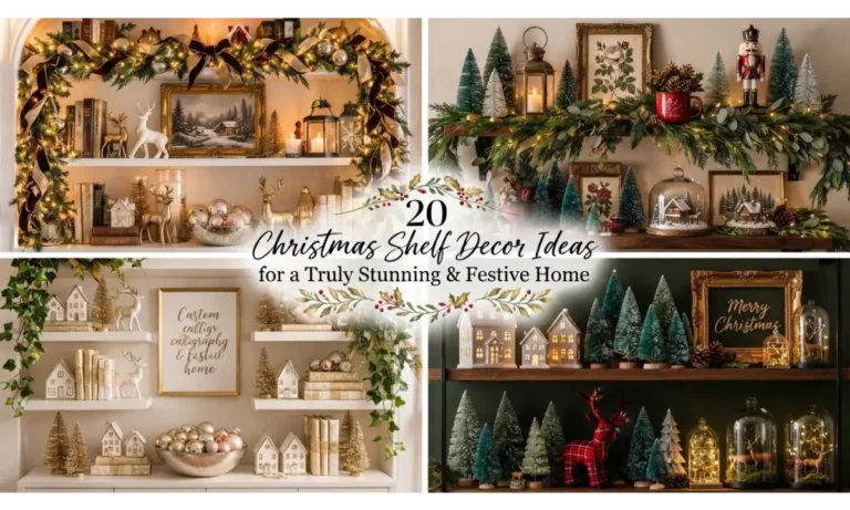 Christmas Shelf Decor Ideas