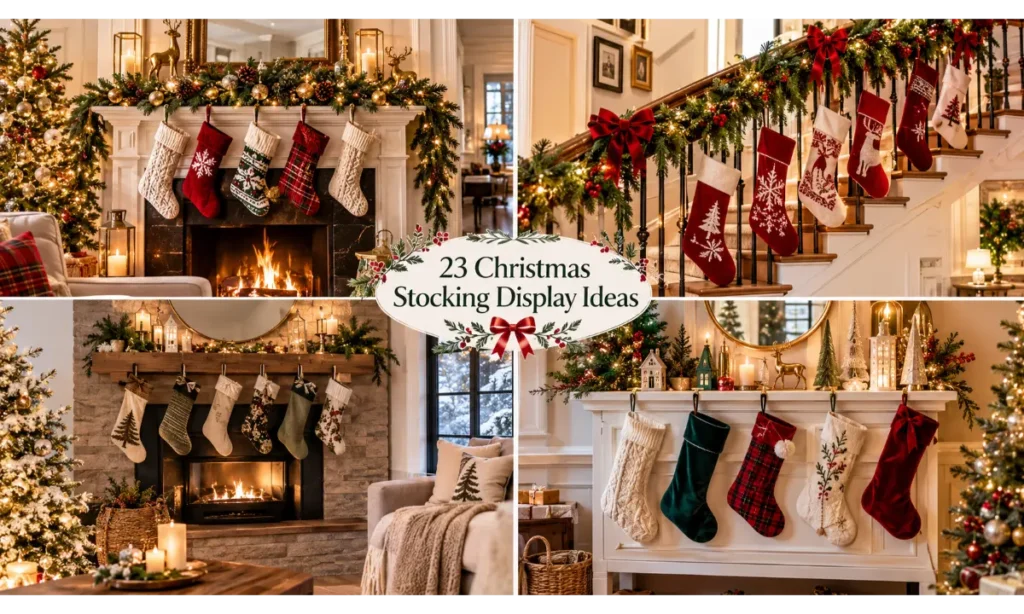 Christmas Stocking Display Ideas