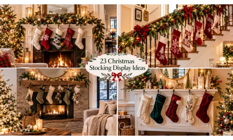 Christmas Stocking Display Ideas