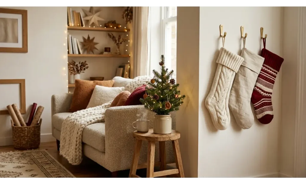 Christmas Stocking Display Ideas for a Small Apartment