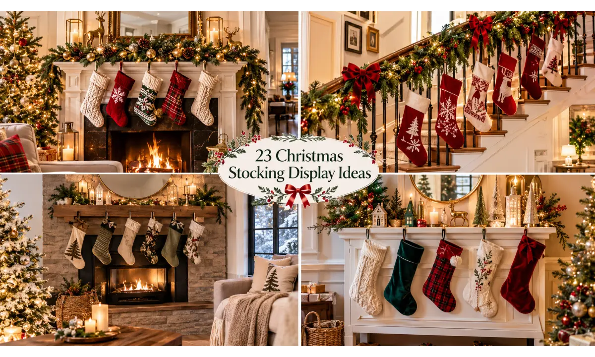 Christmas Stocking Display Ideas