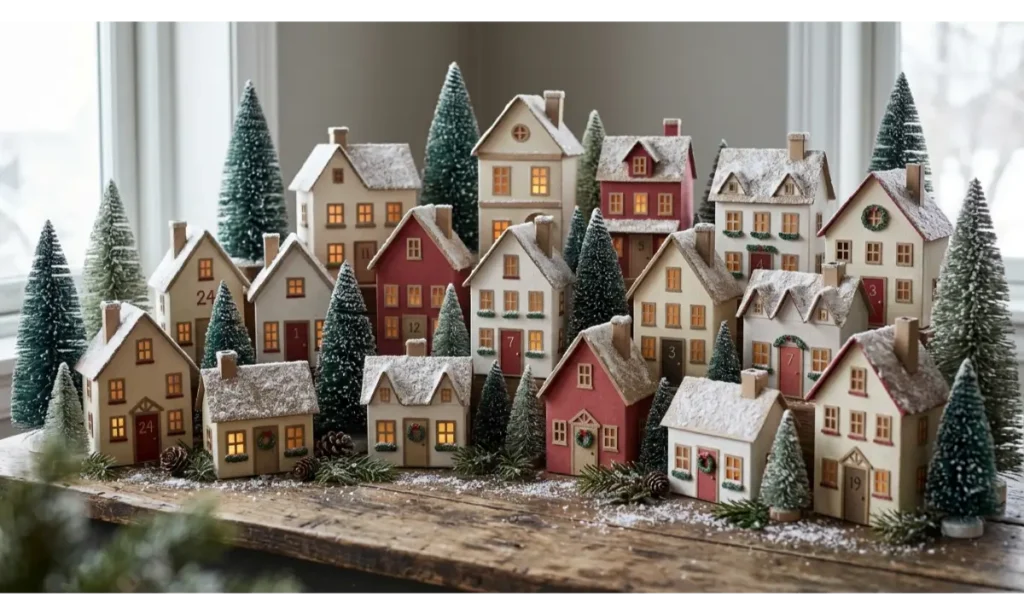 Christmas Village Box Calendar
