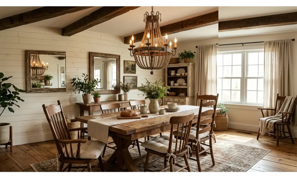 Cozy Farmhouse Dining Room