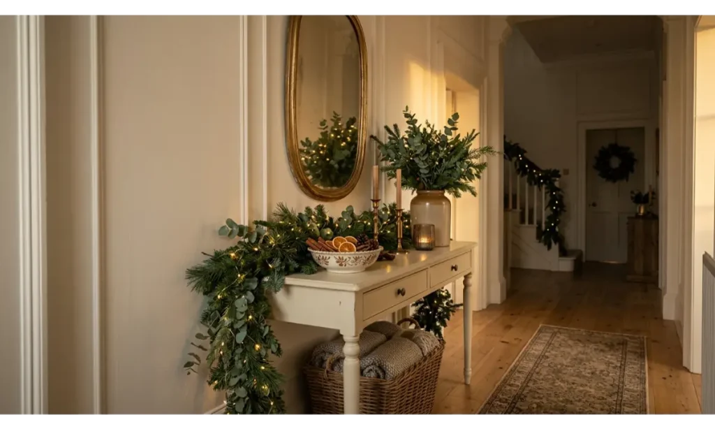 Create a Magical Christmas Hallway with Scent and Greenery
