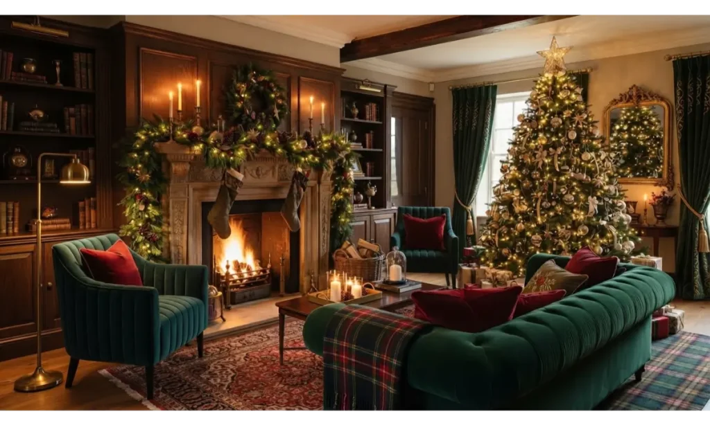Create a Red and Green Traditional Christmas Look